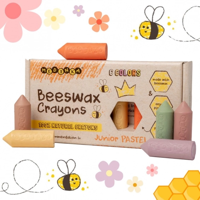 Crayons de cire naturels Junior Pastelka 6 pcs