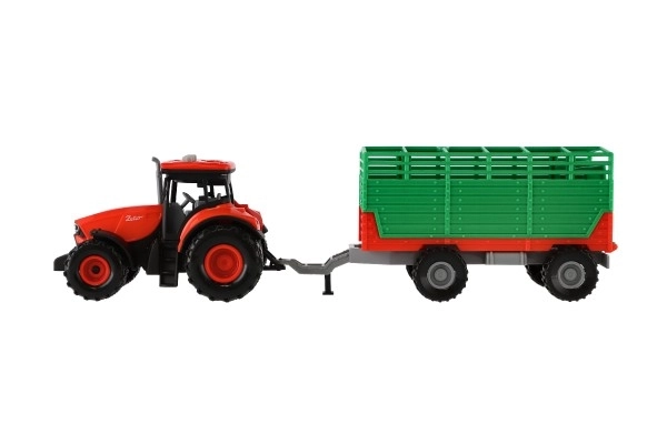 Tracteur Zetor avec remorque avec effets lumineux et sonores - 36 cm