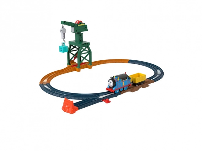 Tom et ses amis locomotive avec grue Charles et cargaison