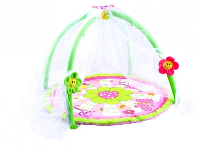 Tapis de jeu pour enfant avec moustiquaire