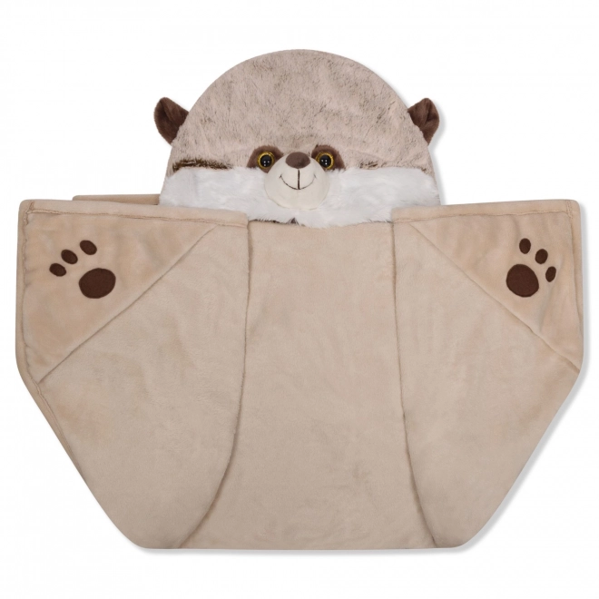 Couverture chauffante à capuche Suricate de Cozy Noxxiez