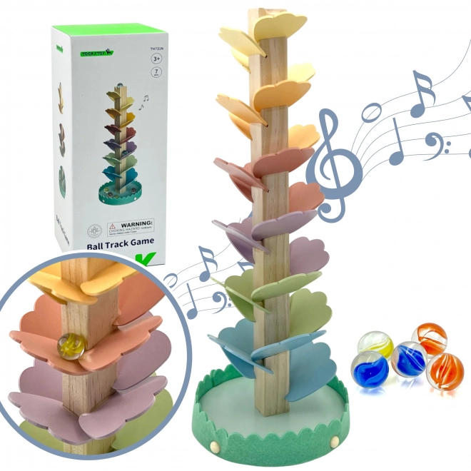 Tour spirale en bois Tooky Toy pour enfants
