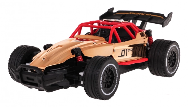 RACING 01 Voiture en métal dorée R/C