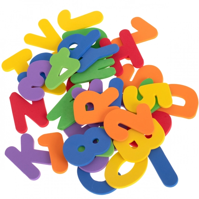 Lettres et chiffres en mousse pour l'eau
