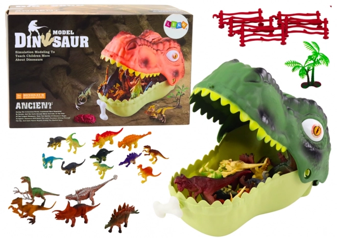 Ensemble de figurines de dinosaures Grand dinosaure Vert 45 El