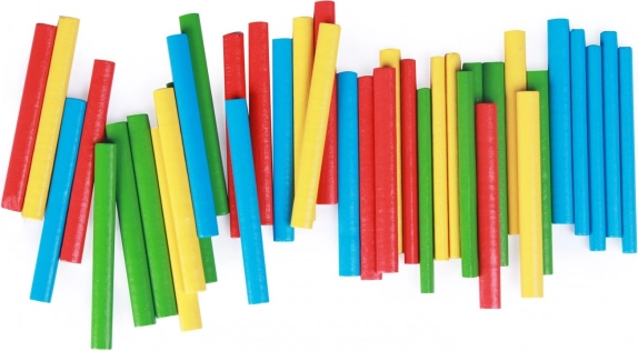 Bâtonnets colorés pour un apprentissage concret