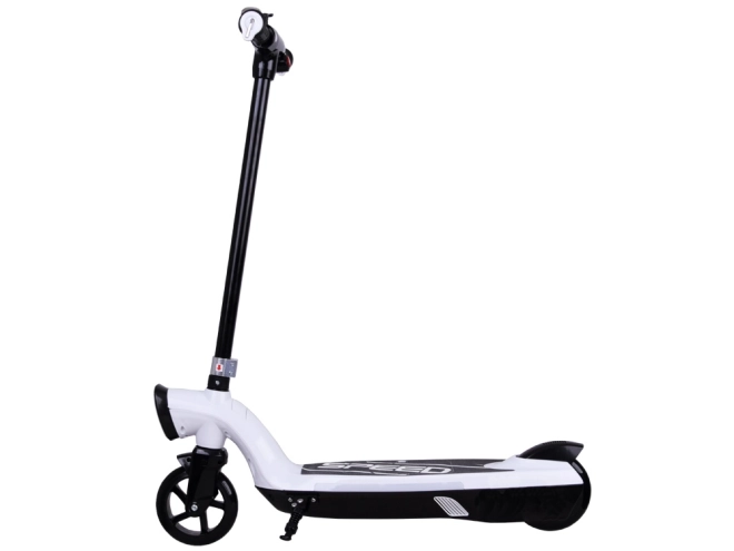 Trottinette électrique avec éclairage LED – Blanc