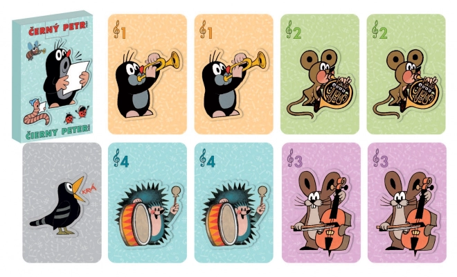 Cartes Pierre Noir Taupe Musiciens