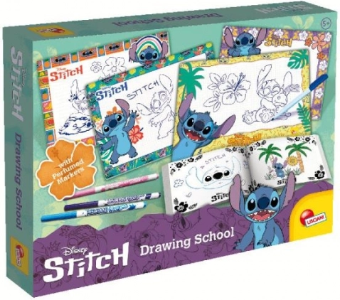 École de dessin avec le personnage Stitch