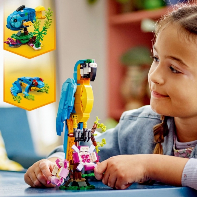LEGO Creator 3 en 1 31136 Perroquet exotique