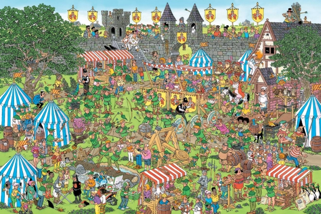 Puzzle JUMBO Festival de Robin des Bois 1500 pièces