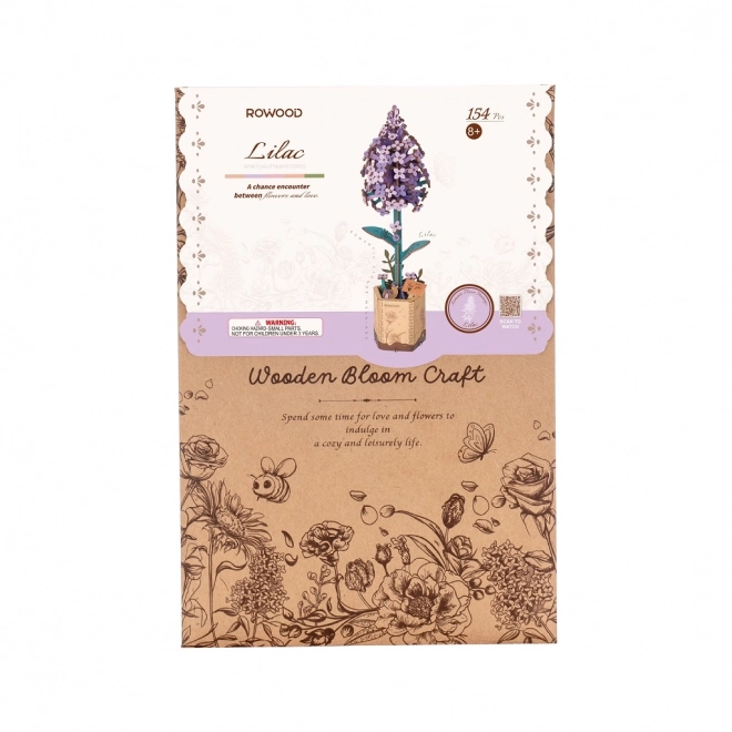 RoboTime Puzzle 3D en bois Lilas