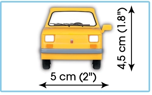 Jeu de construction 71 éléments Polski Fiat 126P
