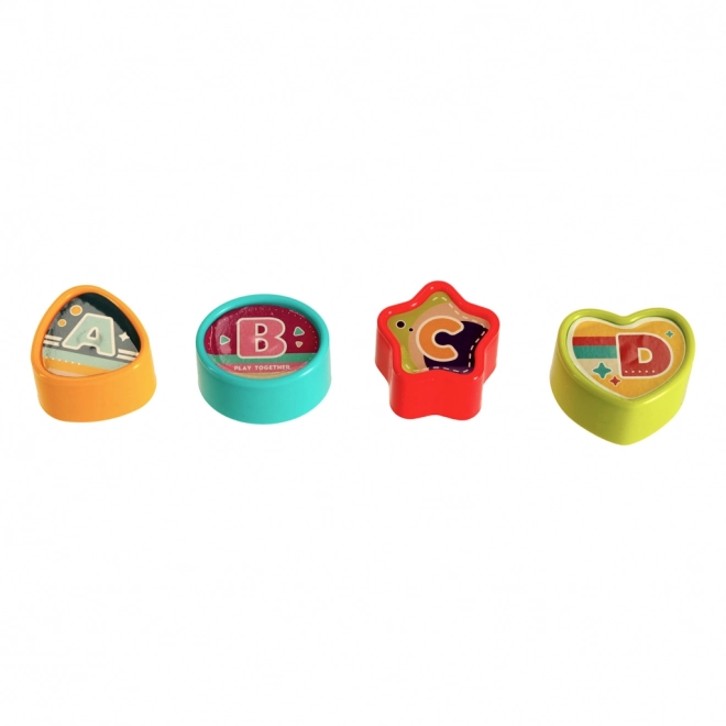 Cube éducatif interactif 6 en 1 Bibi-inn rose
