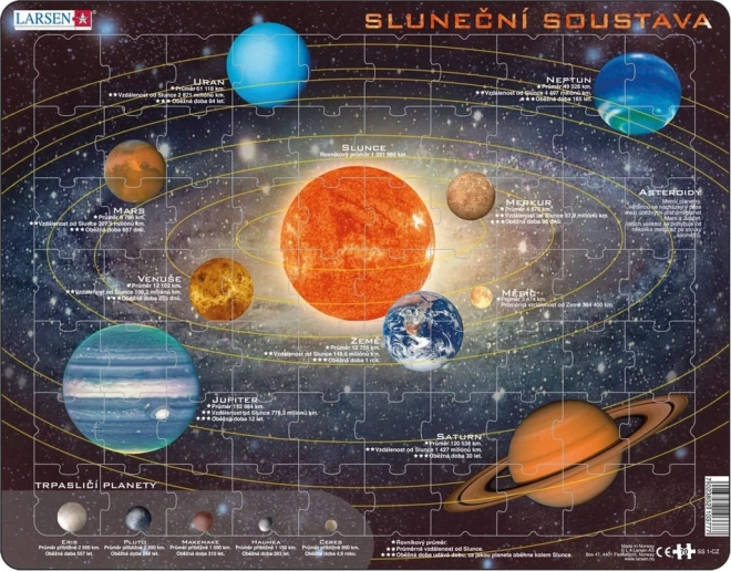 Puzzle Système solaire 70 pièces