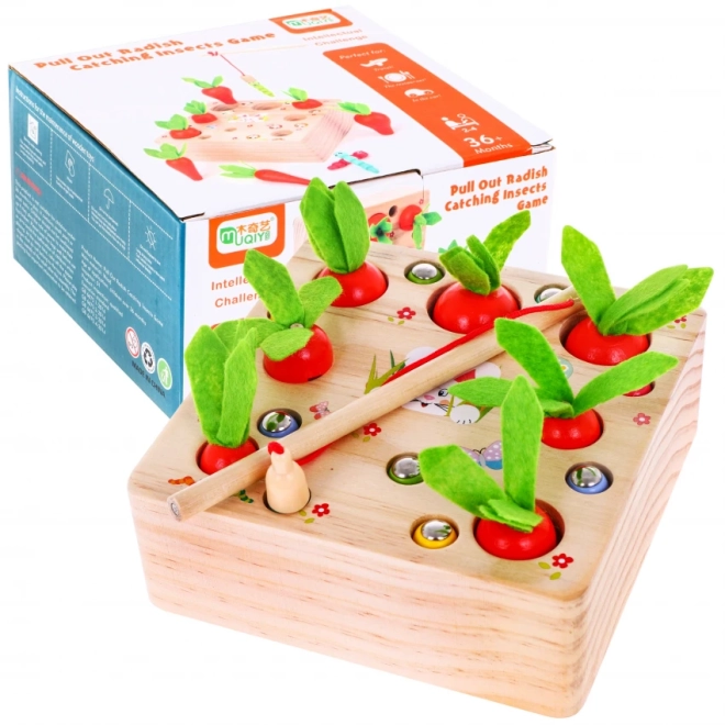Jeu de mémoire en bois Carotte