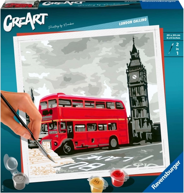 creart : london kit de peinture pour enfants 12+