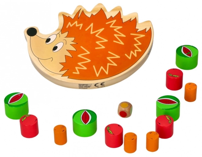 Jeu d'équilibrage avec hérisson