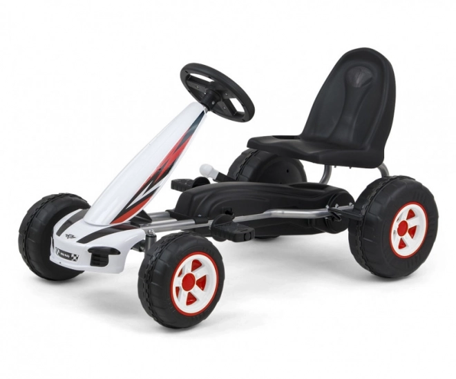 Kart à pédales Viper Blanc