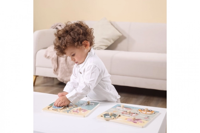 Puzzle en bois - animaux