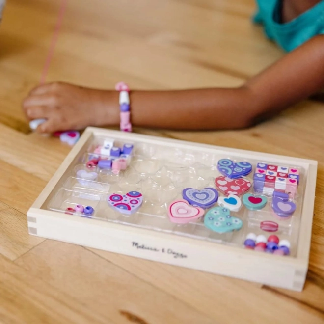 Ensemble créatif de perles Cœurs - Melissa & Doug