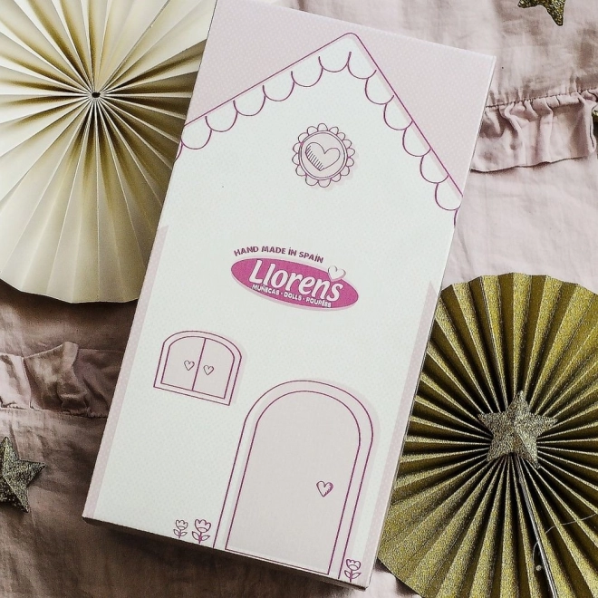 Llorens 73860 NOUVEAU-NÉ FILLE - poupée réaliste bébé avec corps en vinyle complet - 40 cm