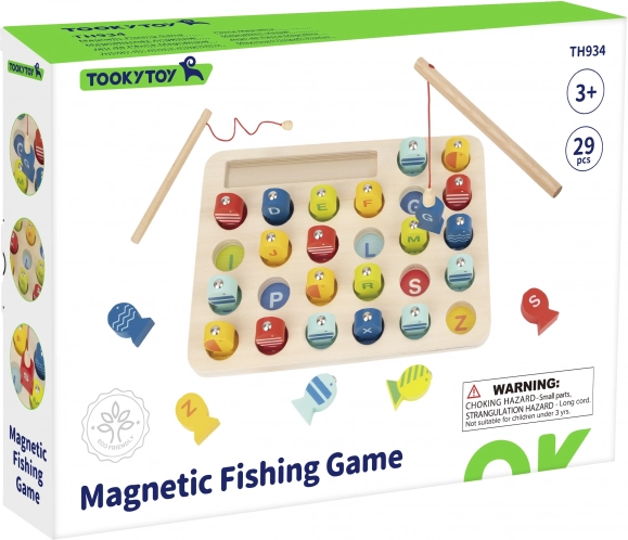 Jeu de pêche en bois Apprentissage des lettres Tooky Toy