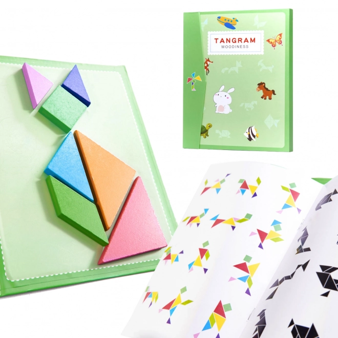 Puzzle magnétique 3D blocs tangram