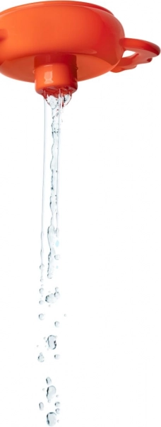 Puise et gicle de l’eau