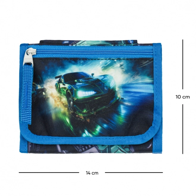 BAAGL Portefeuille pour le cou Voiture de course