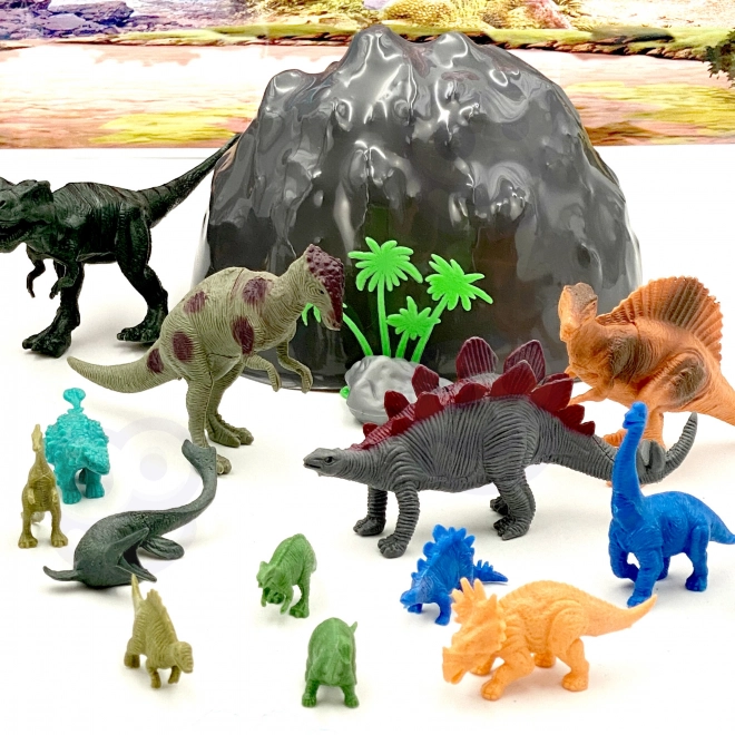 Ensemble de Figurines Dinosaures 34 pièces WOOPIE