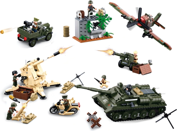 Sluban bataille de Koursk – jeu de construction militaire en briques