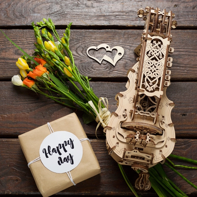 Ugears 3D puzzle mécanique en bois Vielle à roue