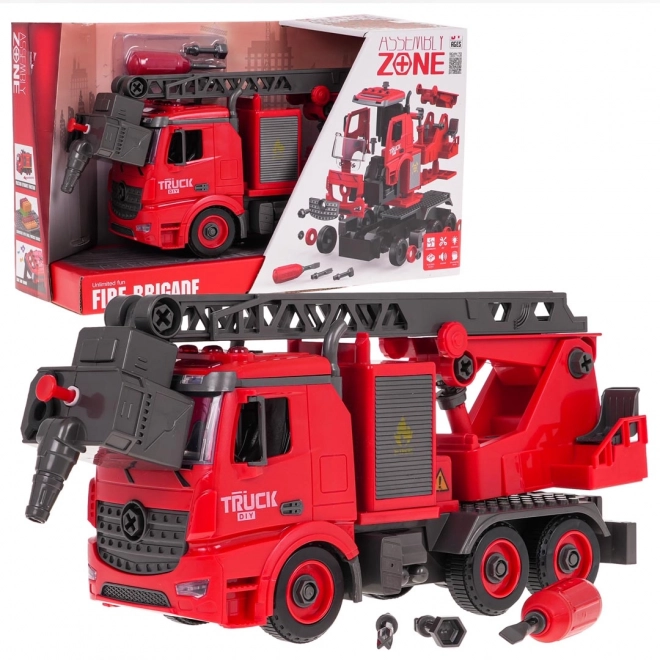 Unité de pompiers rotative avec fonction sonore et fonction eau