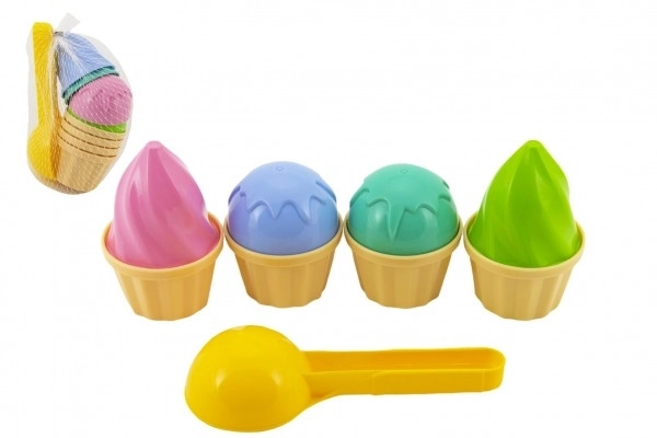 Ensemble de glaces pour le sable
