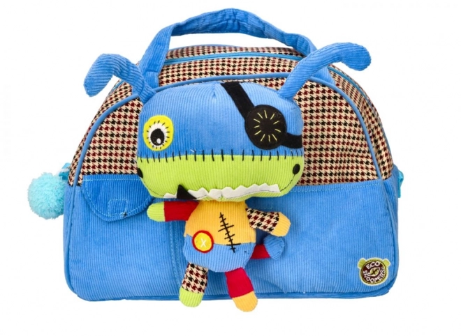 Sac à dos pour enfants avec monstre en peluche EcoSnoopers