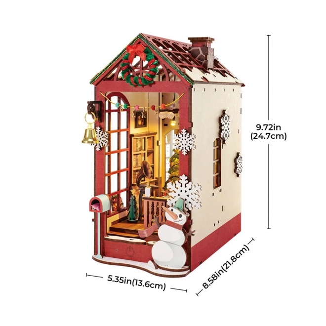 Arrêt-livres de Noël 3D en kit