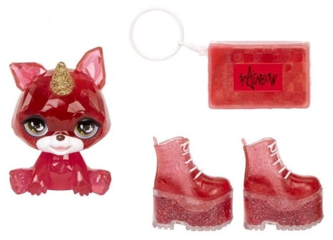 Poupée de mode Rainbow High avec animal de compagnie - Ruby Anderson