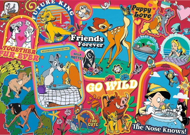 Puzzle 500 pièces DISNEY à travers les années