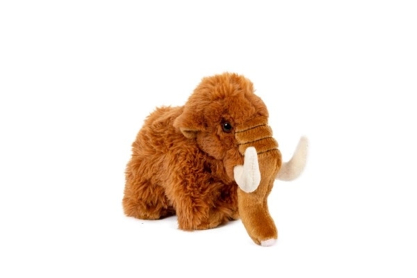 Mammouth en peluche brun 10x17 cm pour les tout-petits