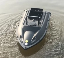 Bateau appât RC noir