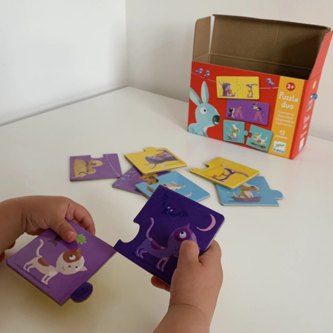 DJECO Duo puzzle Opposés