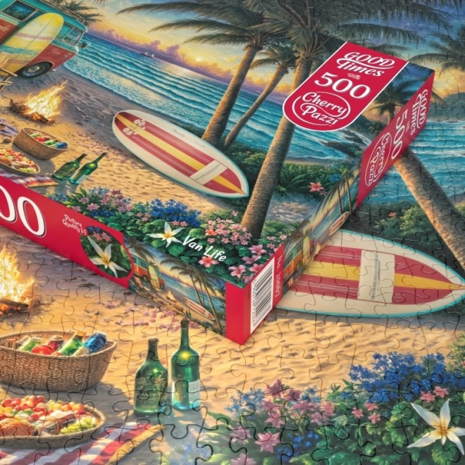 Puzzle Vie en camping-car 500 pièces