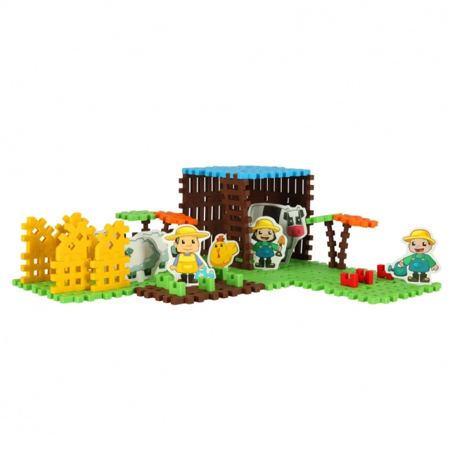 Blocs de construction Mini Gaufre - Grande ferme ensemble blister