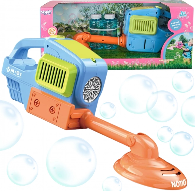 Woopie machine à bulles avec embout tondeuse, bleu