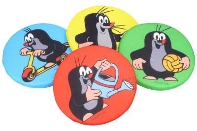 Disque volant avec motif de Krtek