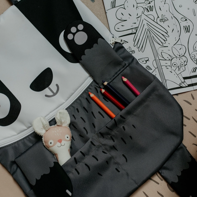 Ababu Grand sac de maternelle Blaireau