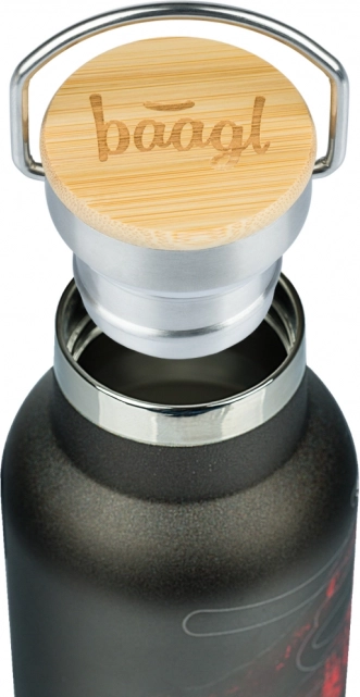 Bouteille isotherme avec bouchon en bambou Lave 500 ml