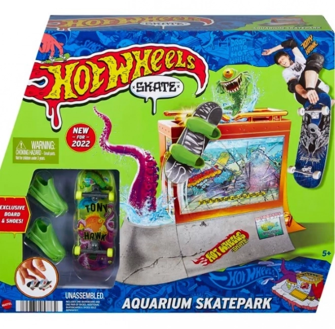 Ensemble de jeu Hot Wheels Skatepark Aquarium