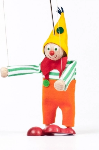 Marionnette en bois Bouffon Jarmil 12 cm